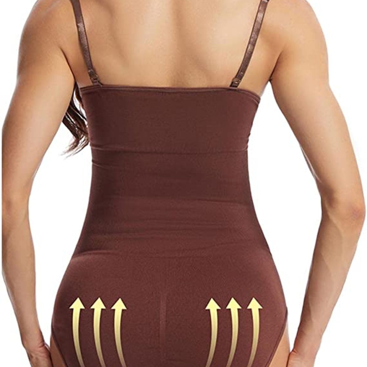 EDWINAYY - Calzón Alto Invisible Bralette Faja Body Moldeadora Sexy