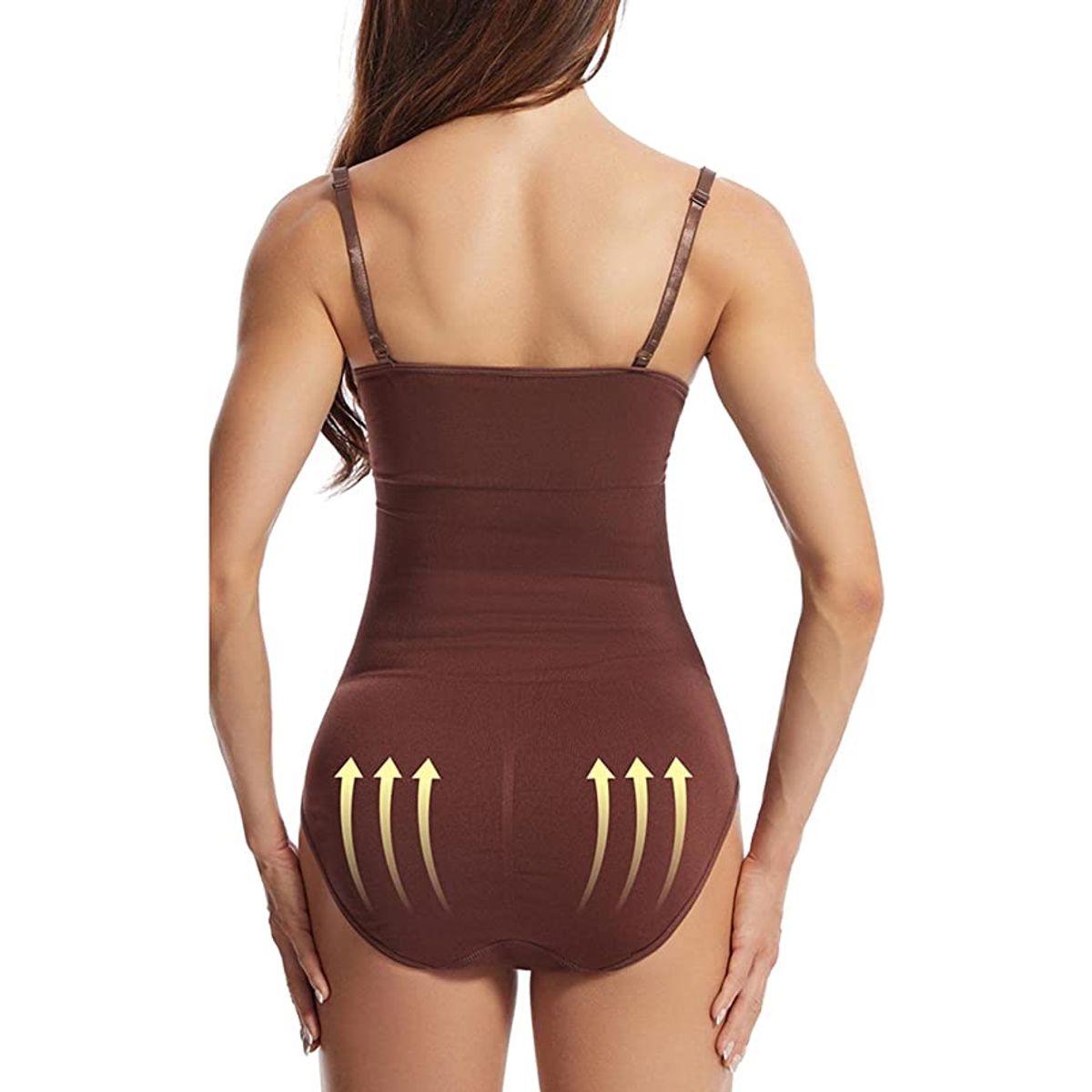 EDWINAYY - Calzón Alto Invisible Bralette Faja Body Moldeadora Sexy