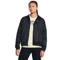 UNDER ARMOUR - Cortavientos Rival Sport para mujer Negro