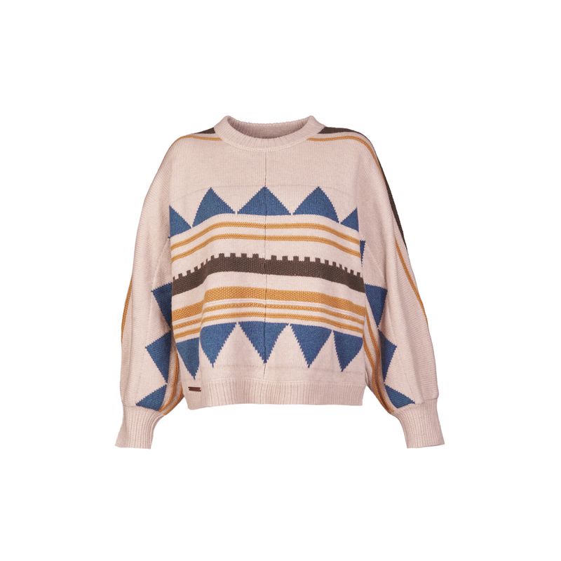 ROCKFORD - Sweater Lana Mujer Carmin Mostaza ROCKFORD
