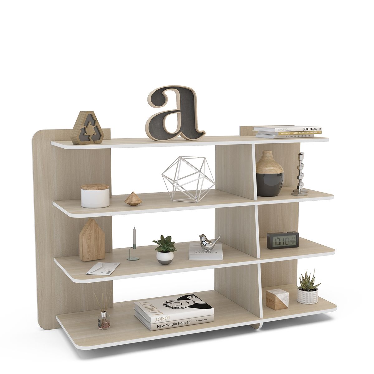 VEKKAHOME - ESTANTE PIETRA RUSTIC