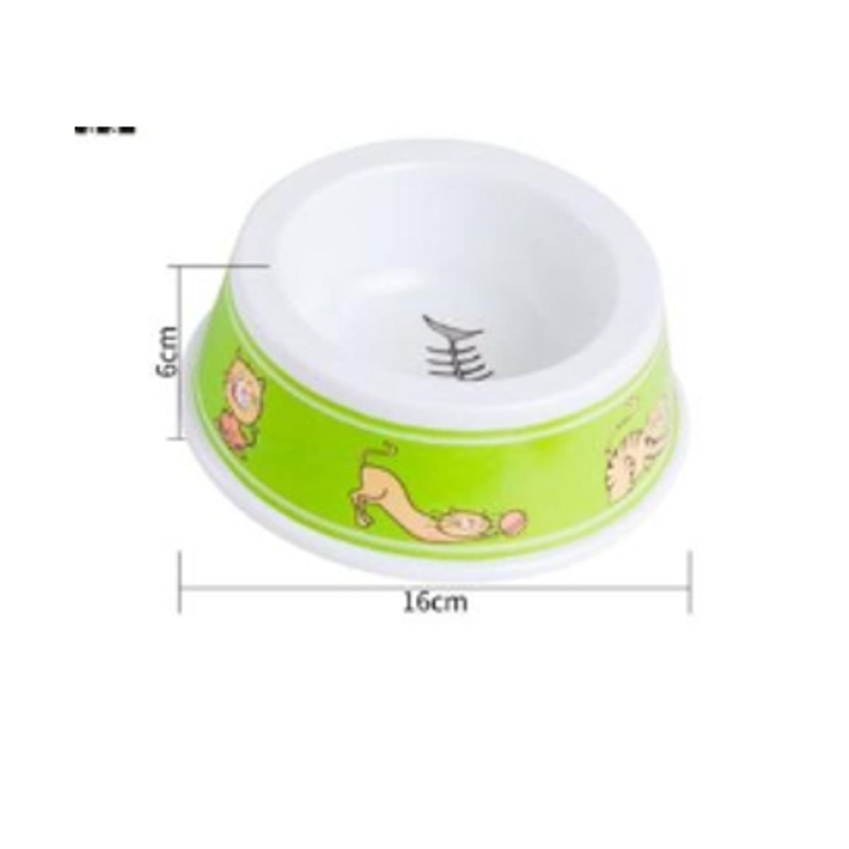 GENERICO - Bowl Para Perro Comida Color Verde16cm