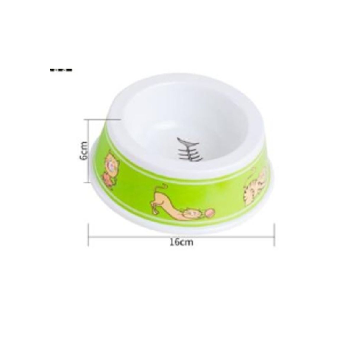 GENERICO - Bowl Para Perro Comida Color Verde16cm