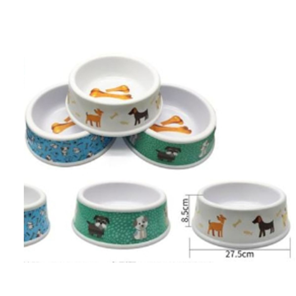 GENERICO - Bowl Para Perro Comida Colores Surtidos 27cm