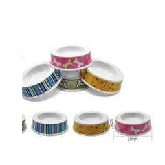 GENERICO - Bowl Para Perro Comida Colores Surtidos 18cm