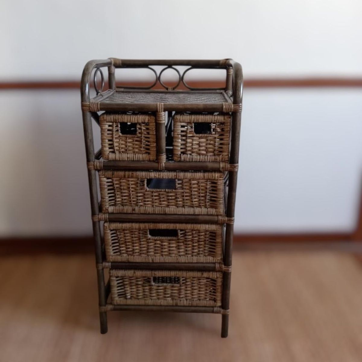 TERRA ESTILO - Repisa de Rattan natural