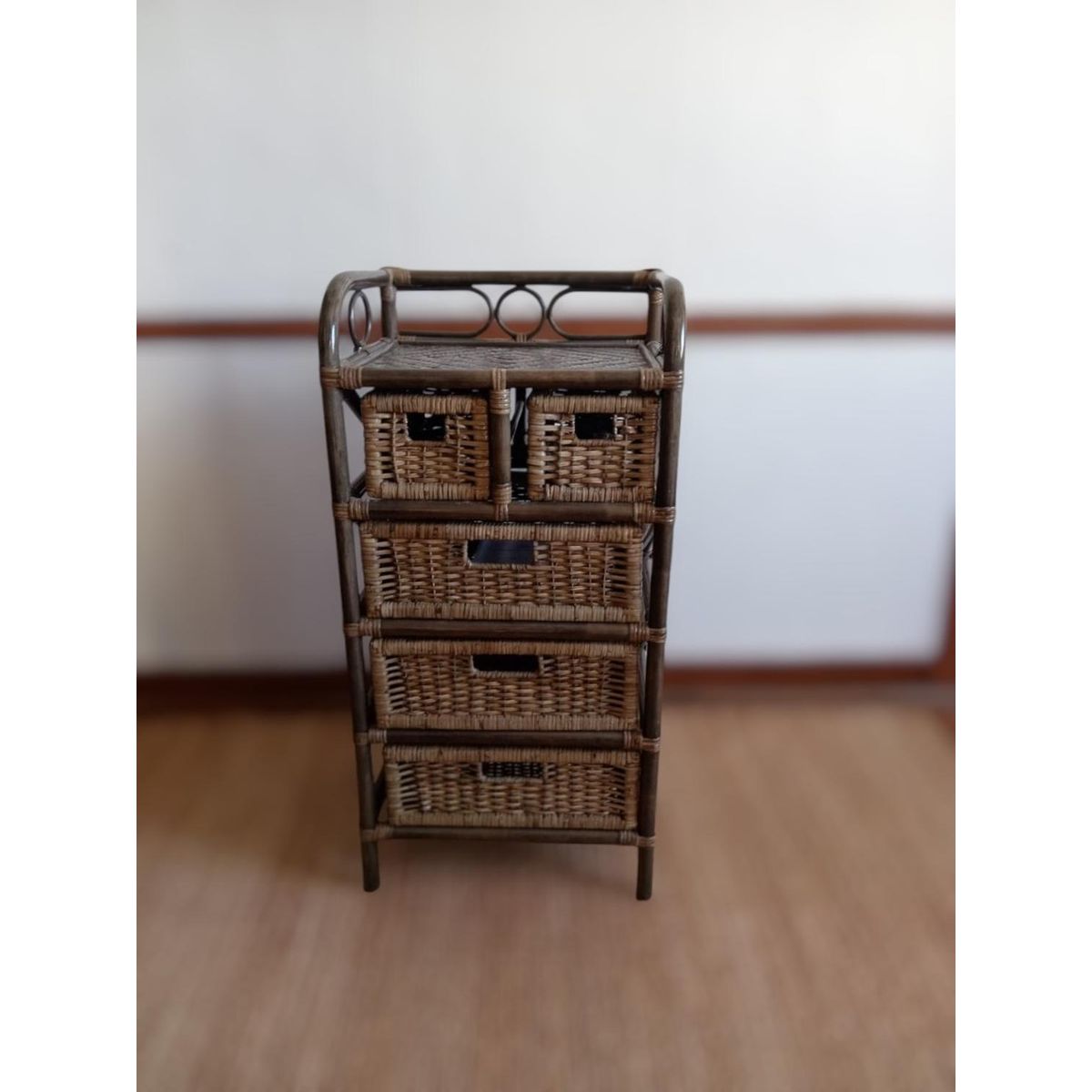 TERRA ESTILO - Repisa de Rattan natural