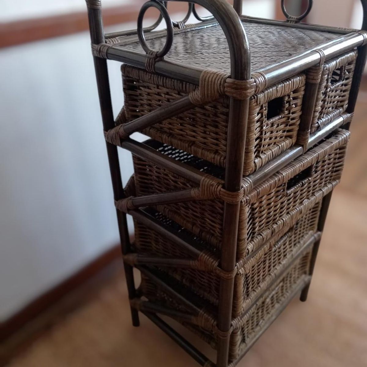 TERRA ESTILO - Repisa de Rattan natural