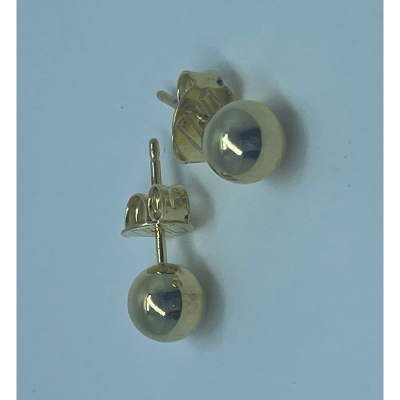 GENERICO - Aros Esferas bañado en oro 18K