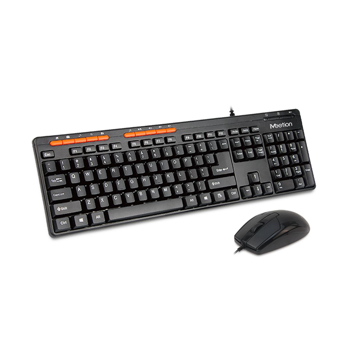 MEETION - Kit 4 En 1 Mouse Teclado Mousepad Y Parlante Mt-c105