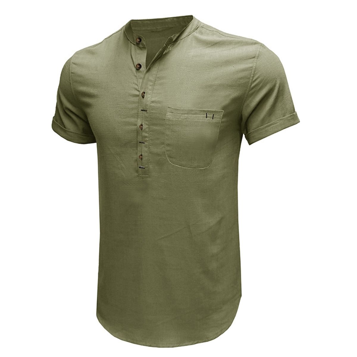 BLWOENS - Polera Hombre de manga corta-Verde