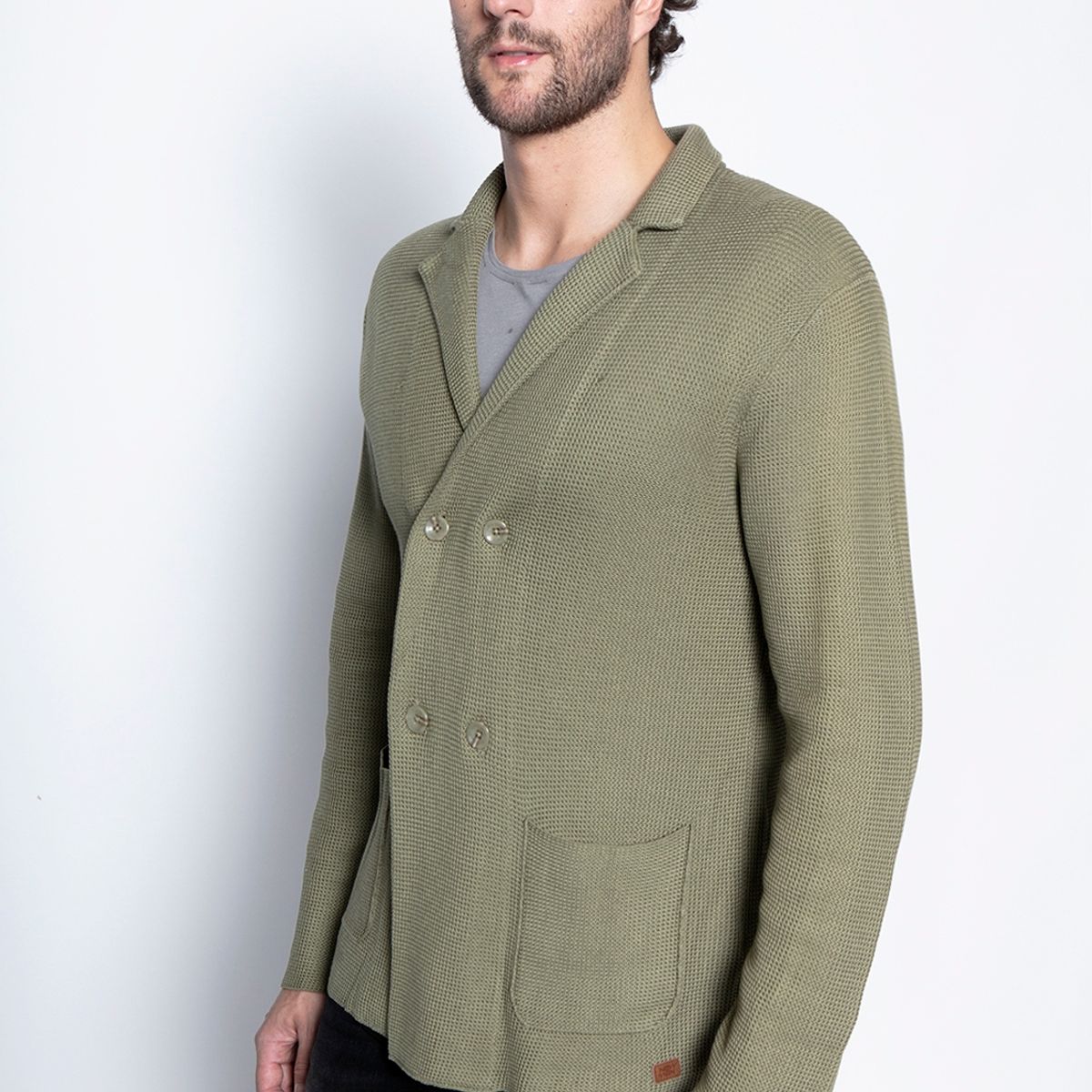 NEW MAN - Cardigan Londres Beige New Man