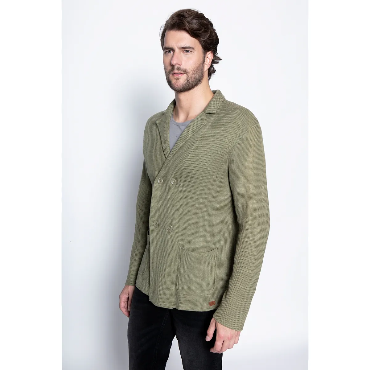 NEW MAN - Cardigan Londres Beige New Man