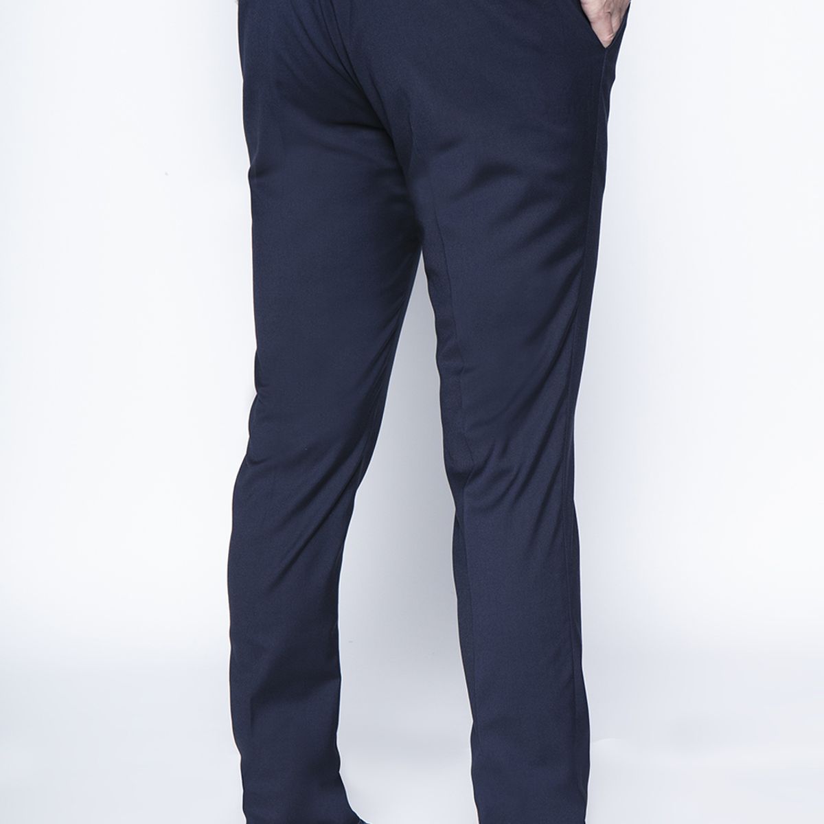 NEW MAN - Pantalon Suit Calamo Azul New Man