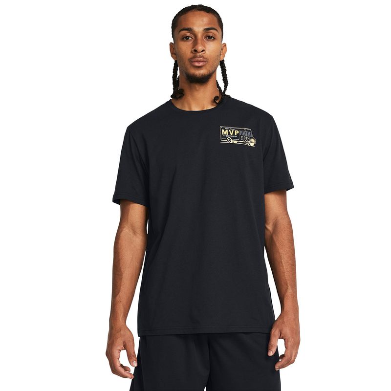 UNDER ARMOUR - Polera UA MVP Services hombre Negro UNDER ARMOUR
