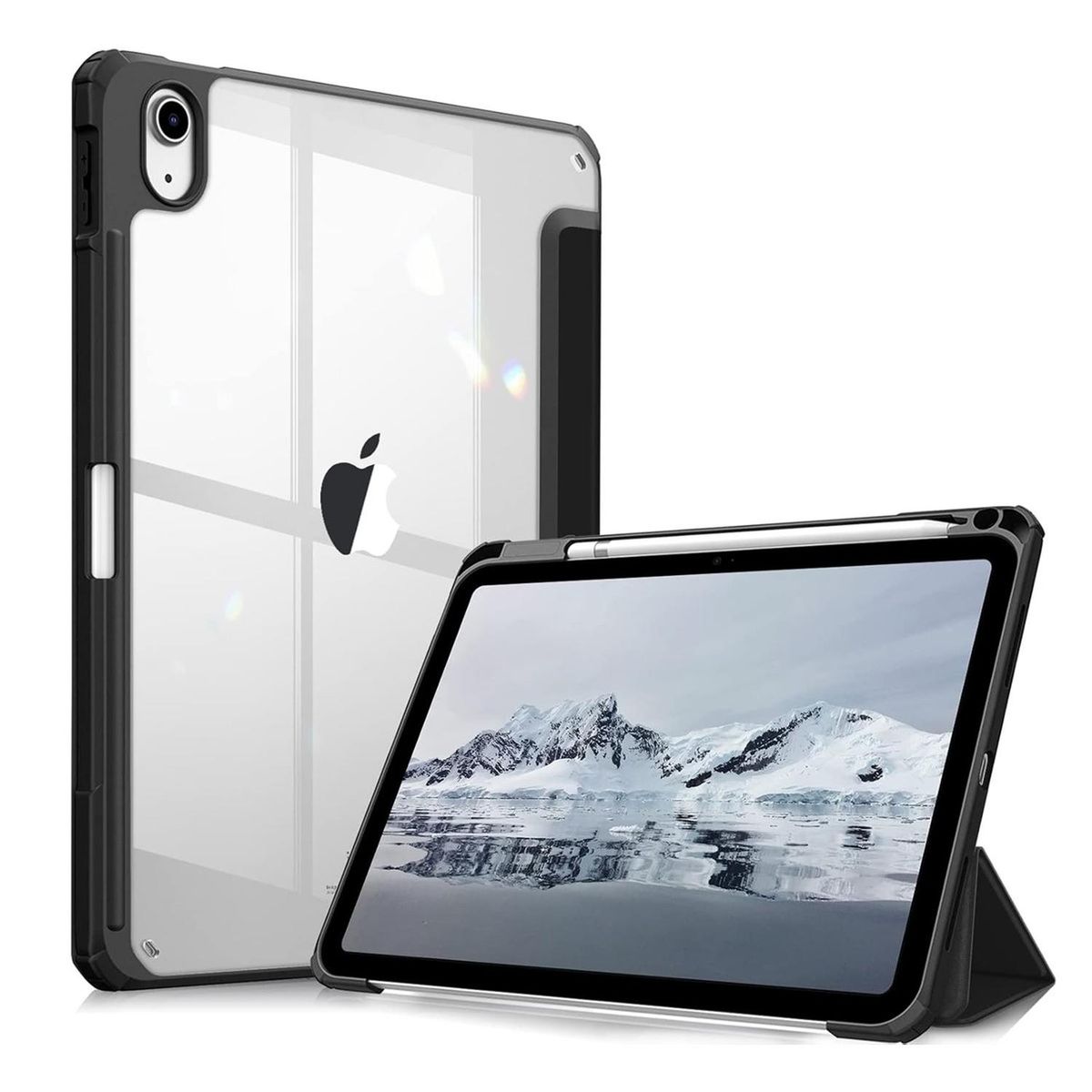LINKON - Estuche Funda Smart Case Espacio Lápiz iPad Linkon - Gris - 10.9"