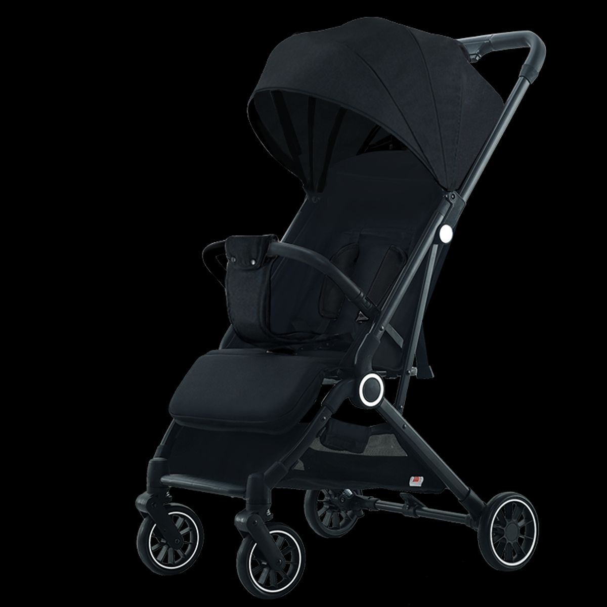 LUBABYCAS - Coche de Paseo Últra Compacto LuBabycas Negro