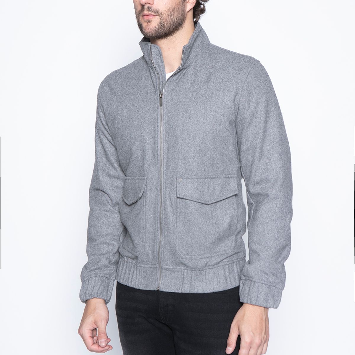 NEW MAN - Chaqueta Caledonia Gris New Man