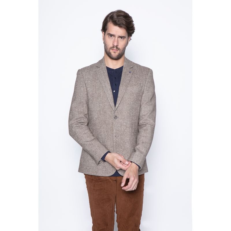NEW MAN - Blazer Corto Café New Man