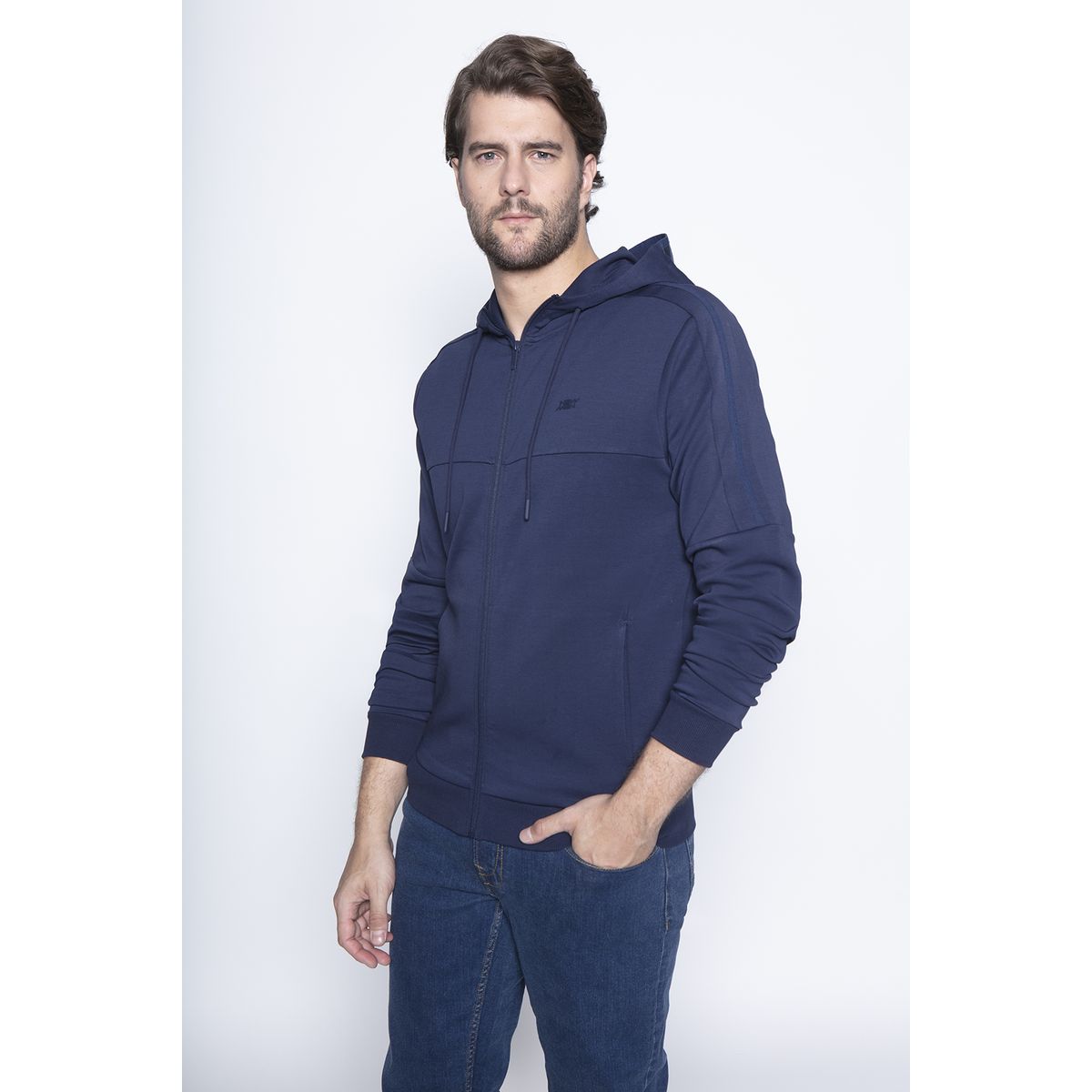 NEW MAN - Poleron Madrid Azul New Man