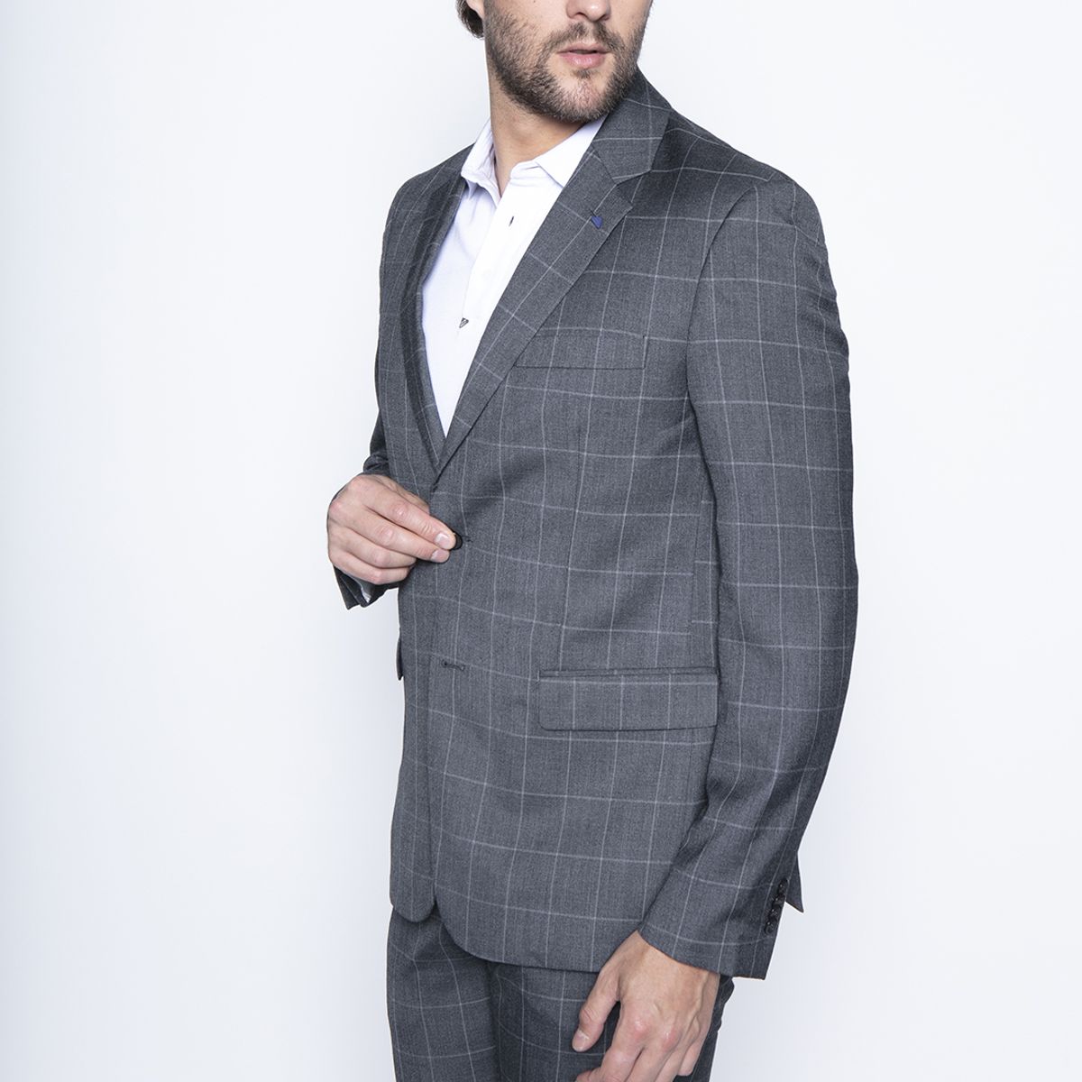 NEW MAN - Blazer Suit Congosto Gris New Man