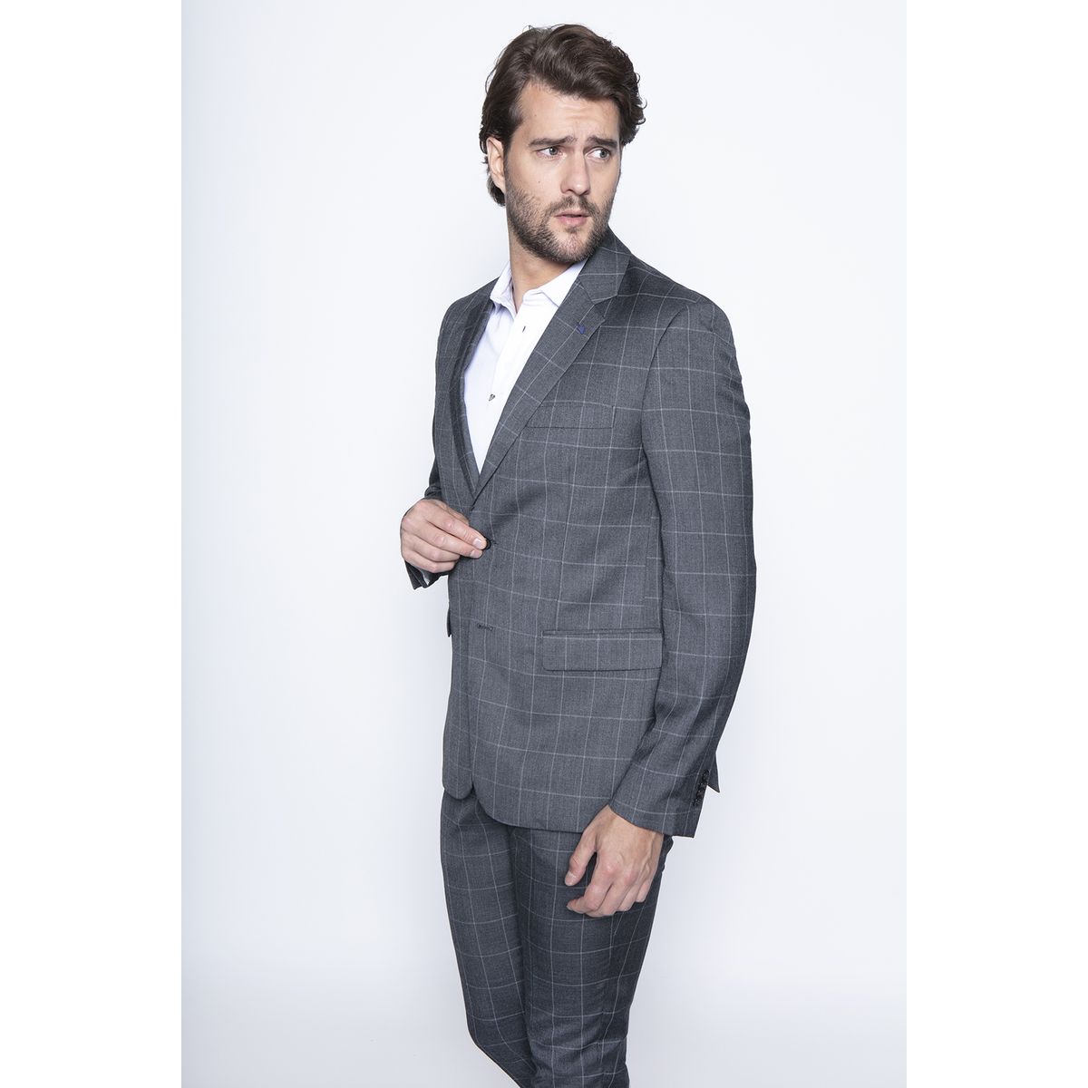 NEW MAN - Blazer Suit Congosto Gris New Man