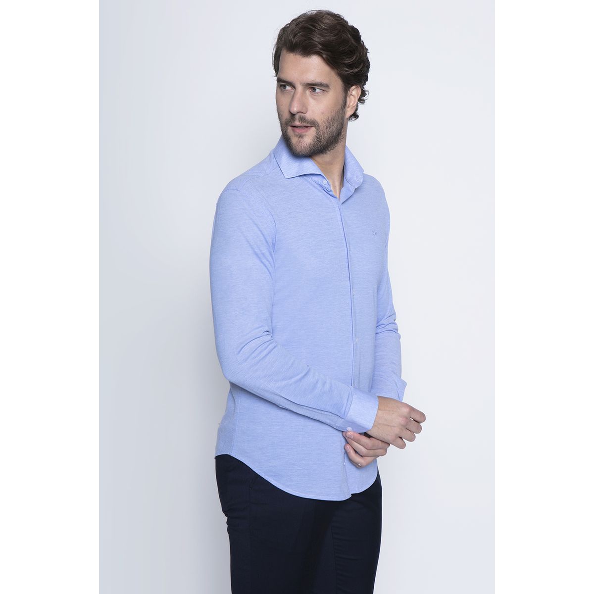 NEW MAN - Camisa Bristol Celeste New Man