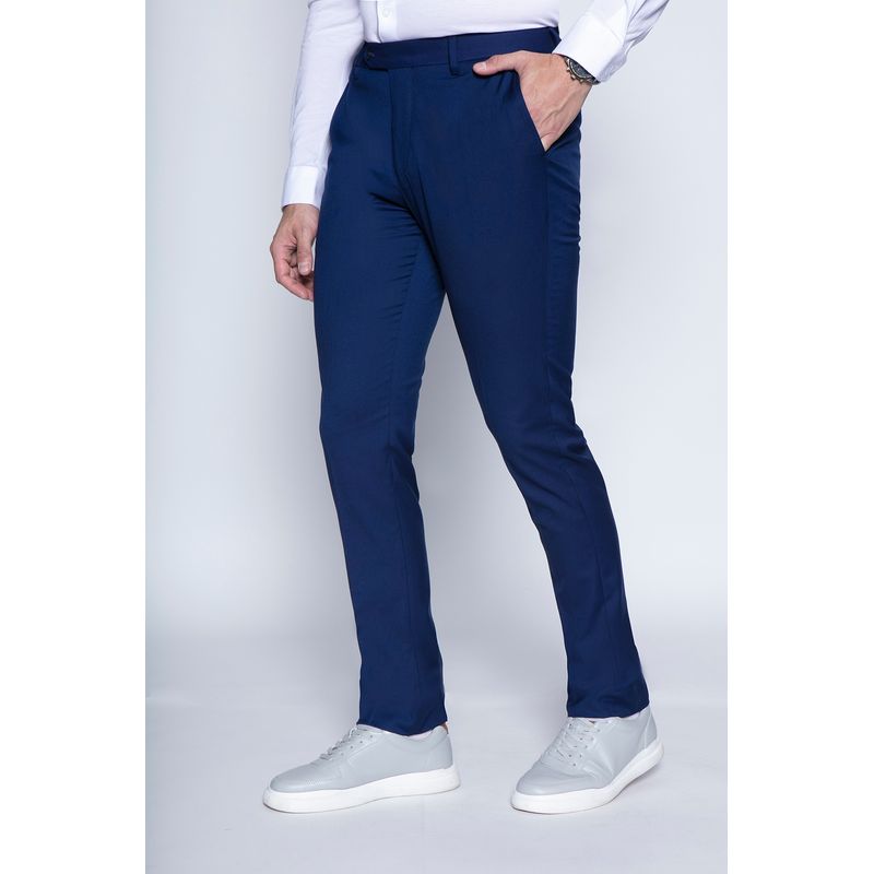 NEW MAN - Pantalon Suit Cierto Azul New Man
