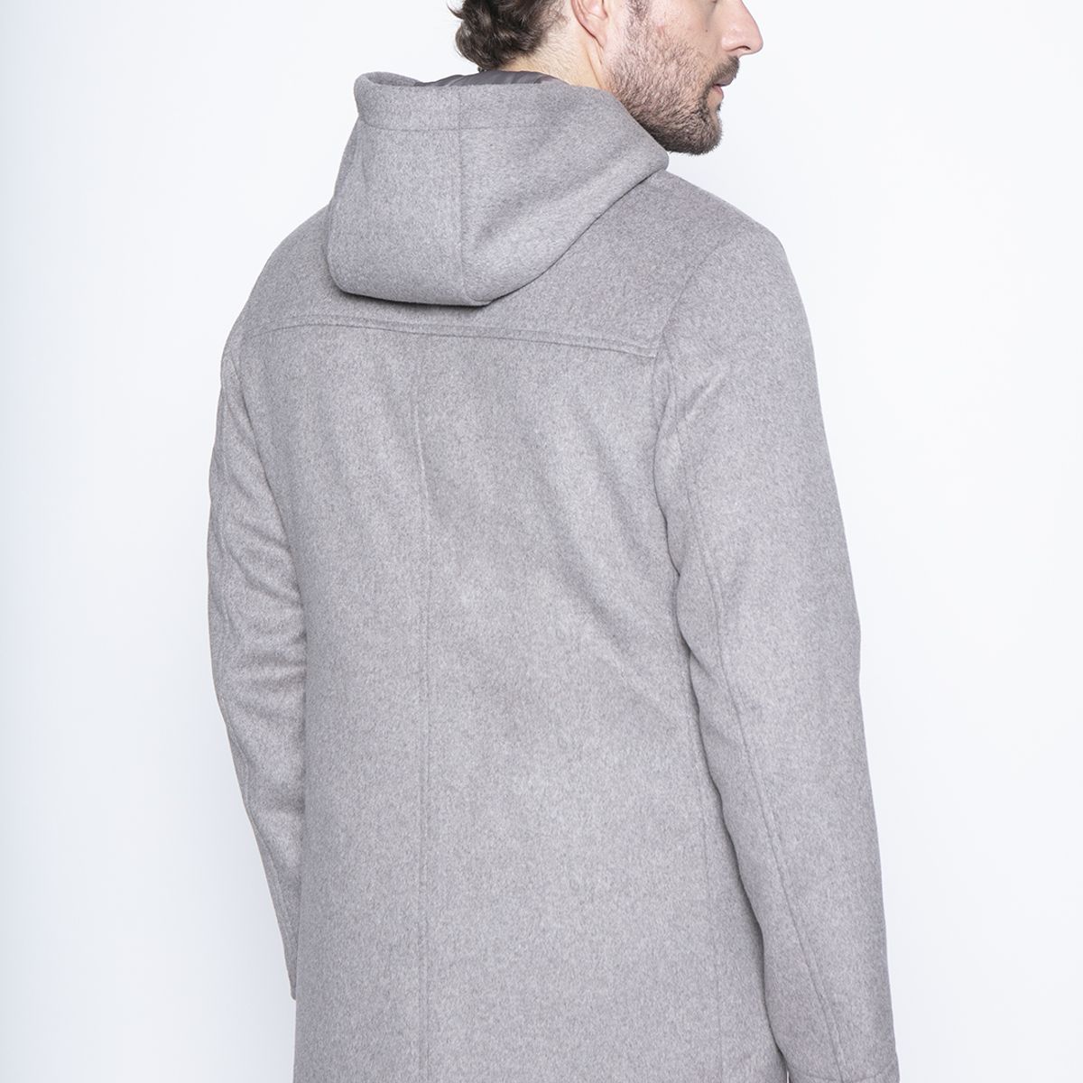 NEW MAN - Abrigo Prunge Gris New Man