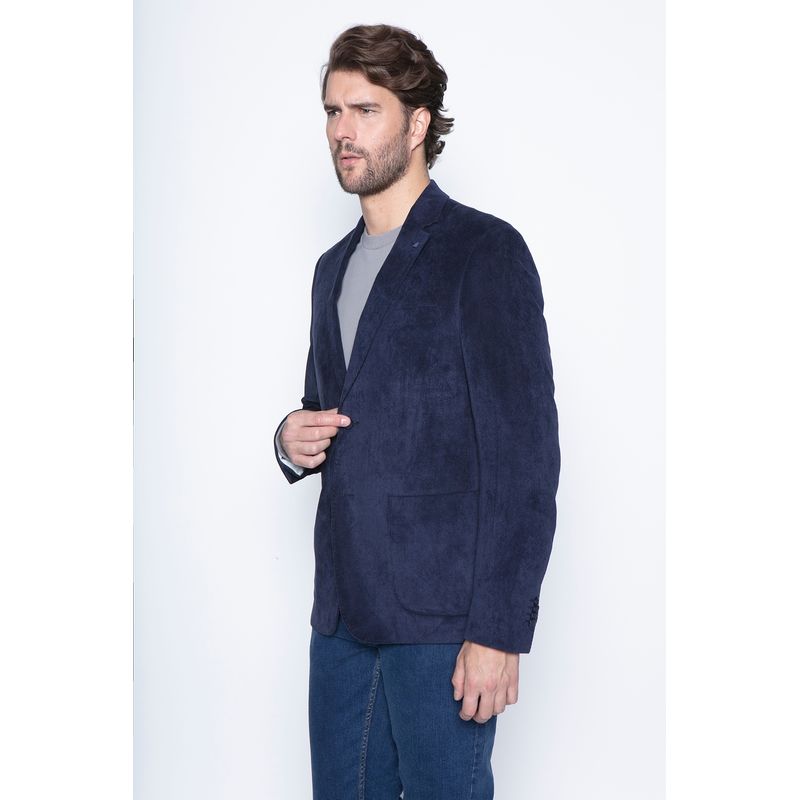 NEW MAN - Blazer Comba Azul New Man