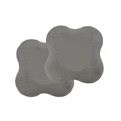 GENERICO - Par Rodilleras Para Yoga Pilates Entrenamiento Soporte - gris