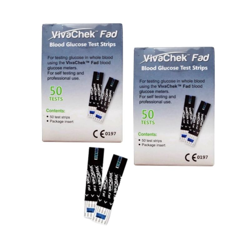 GENERICO - Tiras Cintas reactivas Vivachek Fad X100 Unidades