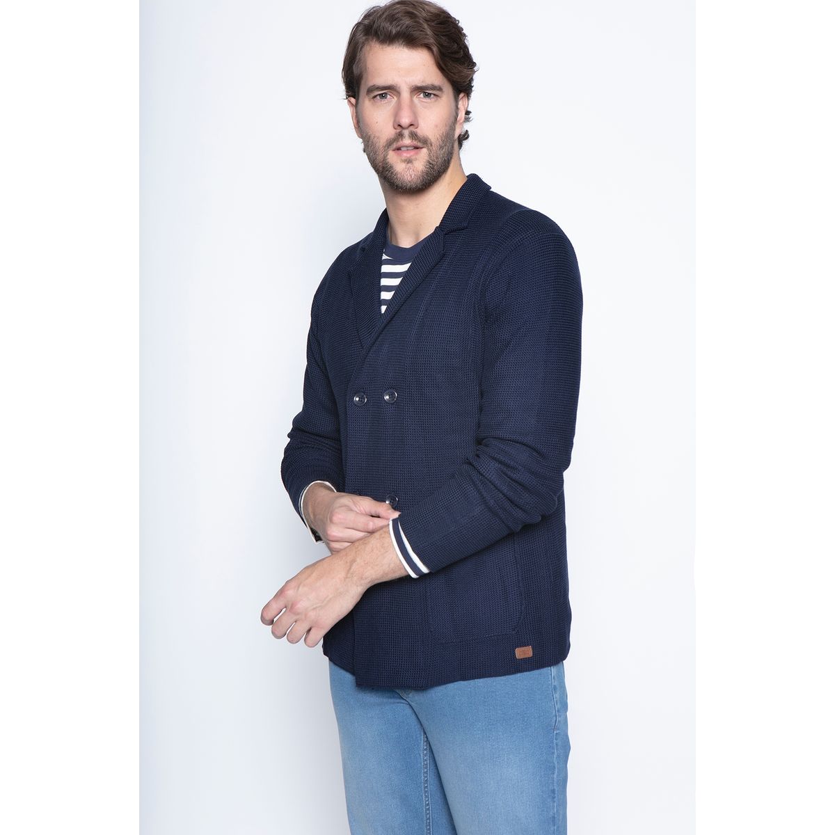 NEW MAN - Cardigan Londres Azul New Man
