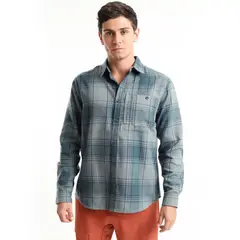 KANNU - Camisa Leñadora Fitz Roy Hombre Gris