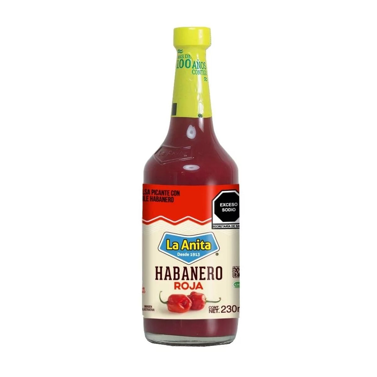 LA ANITA - Aji Salsa Habanero Roja La Anita 230ml