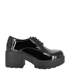 ALQUIMIA - Mocasin Mujer Negro Charol Loan