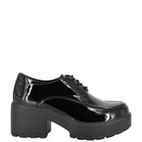 Mocasin Mujer Negro Charol Loan