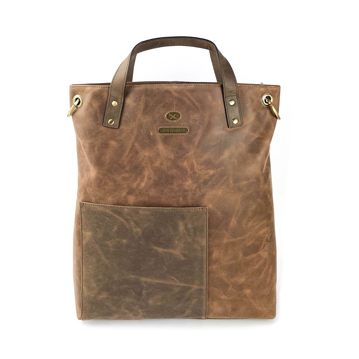 GINO RODINIS - Tote Bag 2201 Camel Gino Rodinis