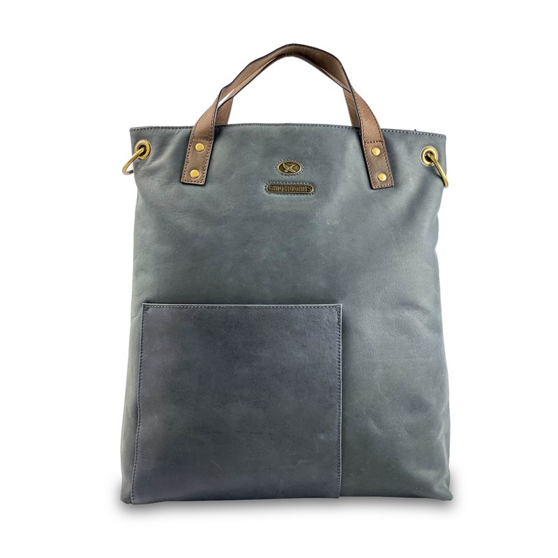 GINO RODINIS - Tote Bag 2201 Azul/Marrón Gino Rodinis