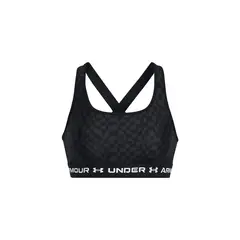 UNDER ARMOUR - Sostén deportivo UA Mid Negro para mujer