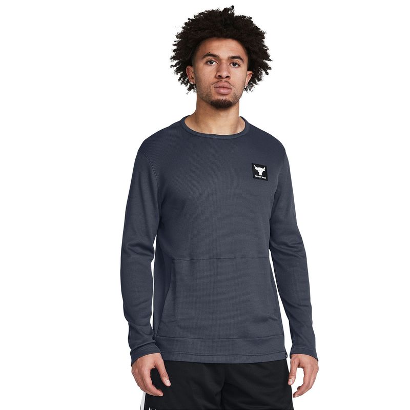 UNDER ARMOUR - Polerón Project Rock Gris para hombre UNDER ARMOUR