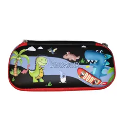 SM - Estuche Dinosaurio Grande 3D Lápiz Escuela Colegio Tapa Dura