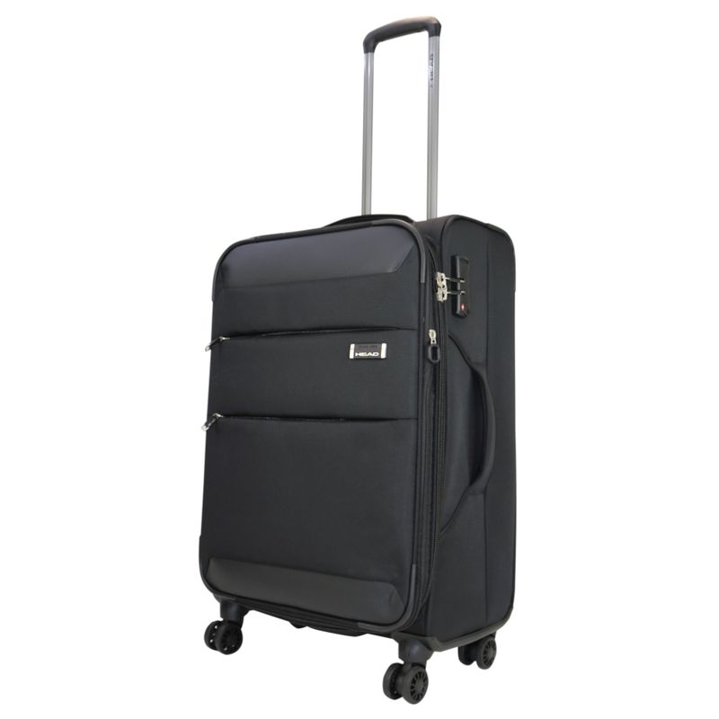 HEAD - Maleta Blanda Expandible con TSA Londres M Negro Head
