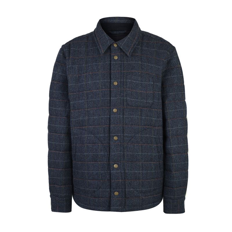 ROCKFORD - Chaqueta Lana Hombre Lewis Azul ROCKFORD