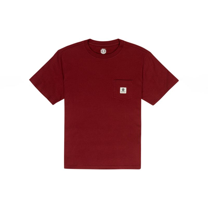 ELEMENT - Polera M/C Basic Pkt Lbl Kttp Rojo Hombre ELEMENT
