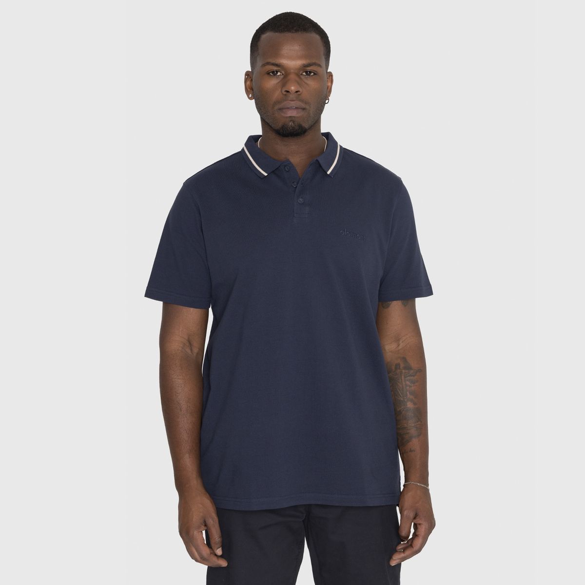 ELEMENT - Polera M/C Myloh M Kttp Azul Hombre ELEMENT