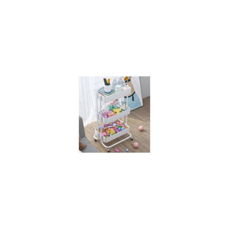U BUY - Carrito Organizador Mutiuso Con Ruedas Multi Colores