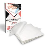 Láminas Termolaminadora A4 100 Micas Plastificadoras 22x30