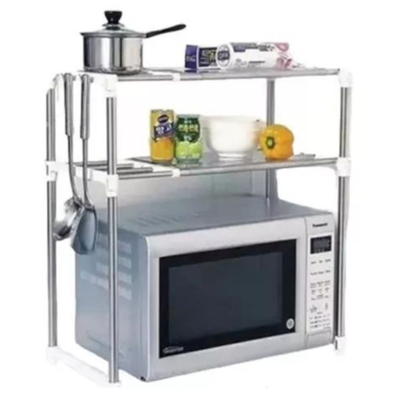 GENERICO - Organizador Triple de Acero para Microondas