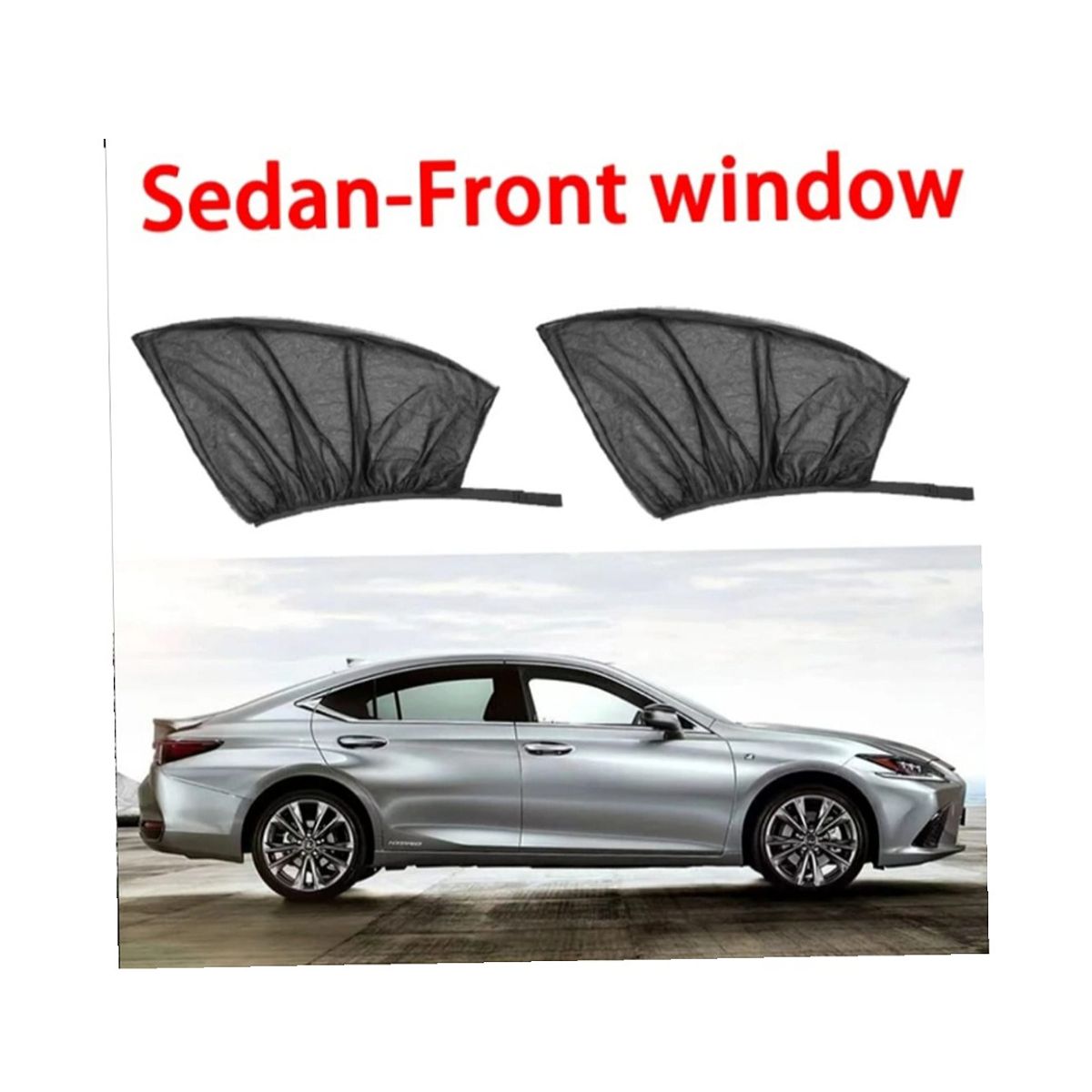 GENERICO - Malla Tapa Sol Para Auto Protector De Ventana